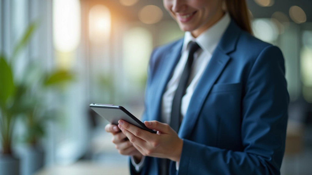 Geschäftsperson, die Finanzdaten auf Tablet analysiert, Finanzmanagement-Konzept